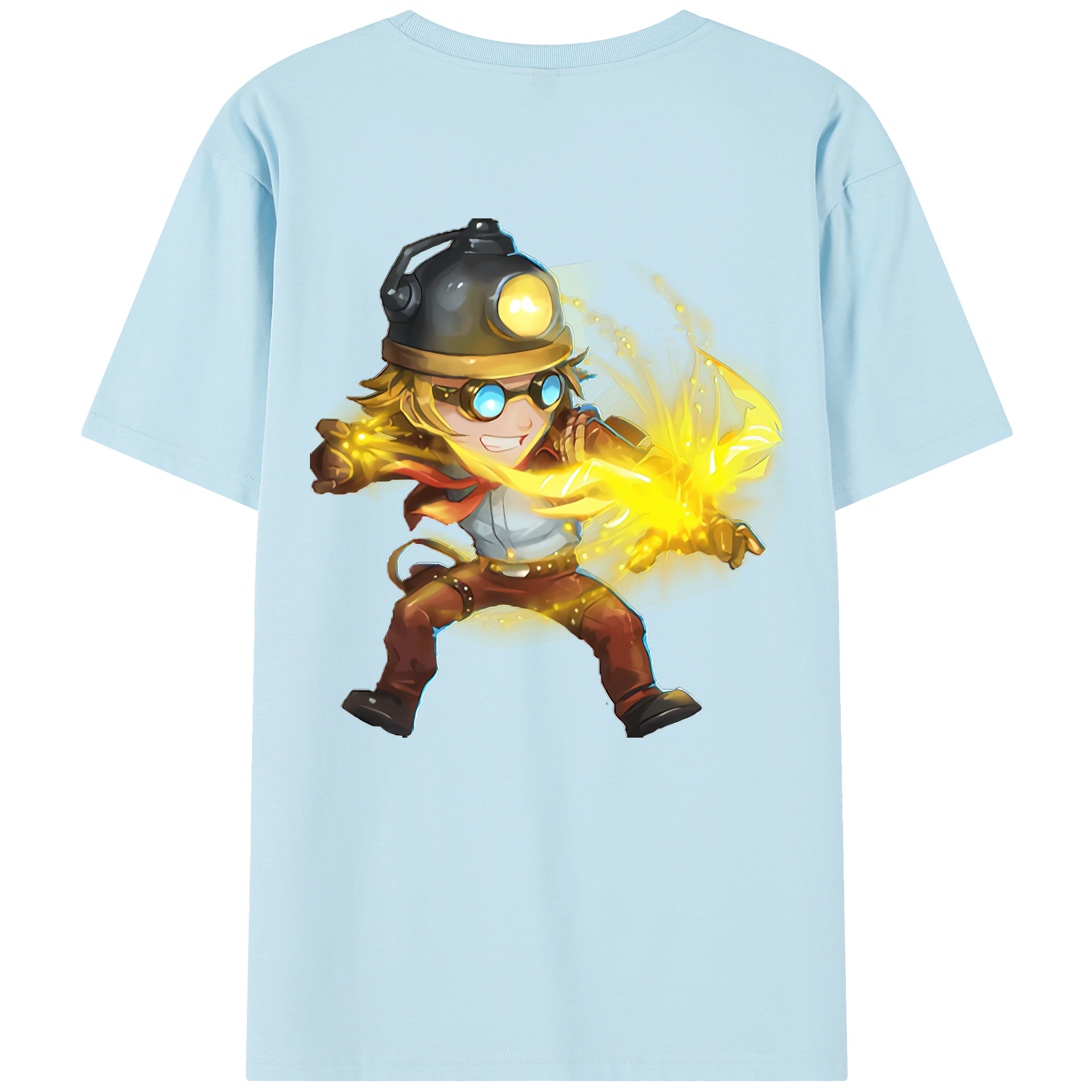 リーグ・オブ・レジェンド League of Legends LOL 綿100％半袖Tシャツ（背面プリント）